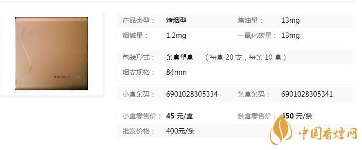 蘇煙軟金砂xs多少錢一包價格？蘇煙軟金砂XS價格及參數(shù)一覽